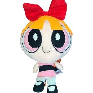 Vintage 2000 Y2K The Powerpuff Girls Blossom Plush Novelty Backpack